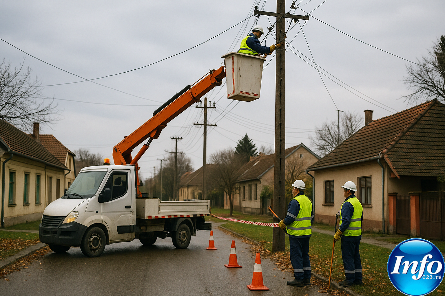 Radovi elektrodistribucije na niskonaponskoj mreži u selu – servisna najava isključenja struje