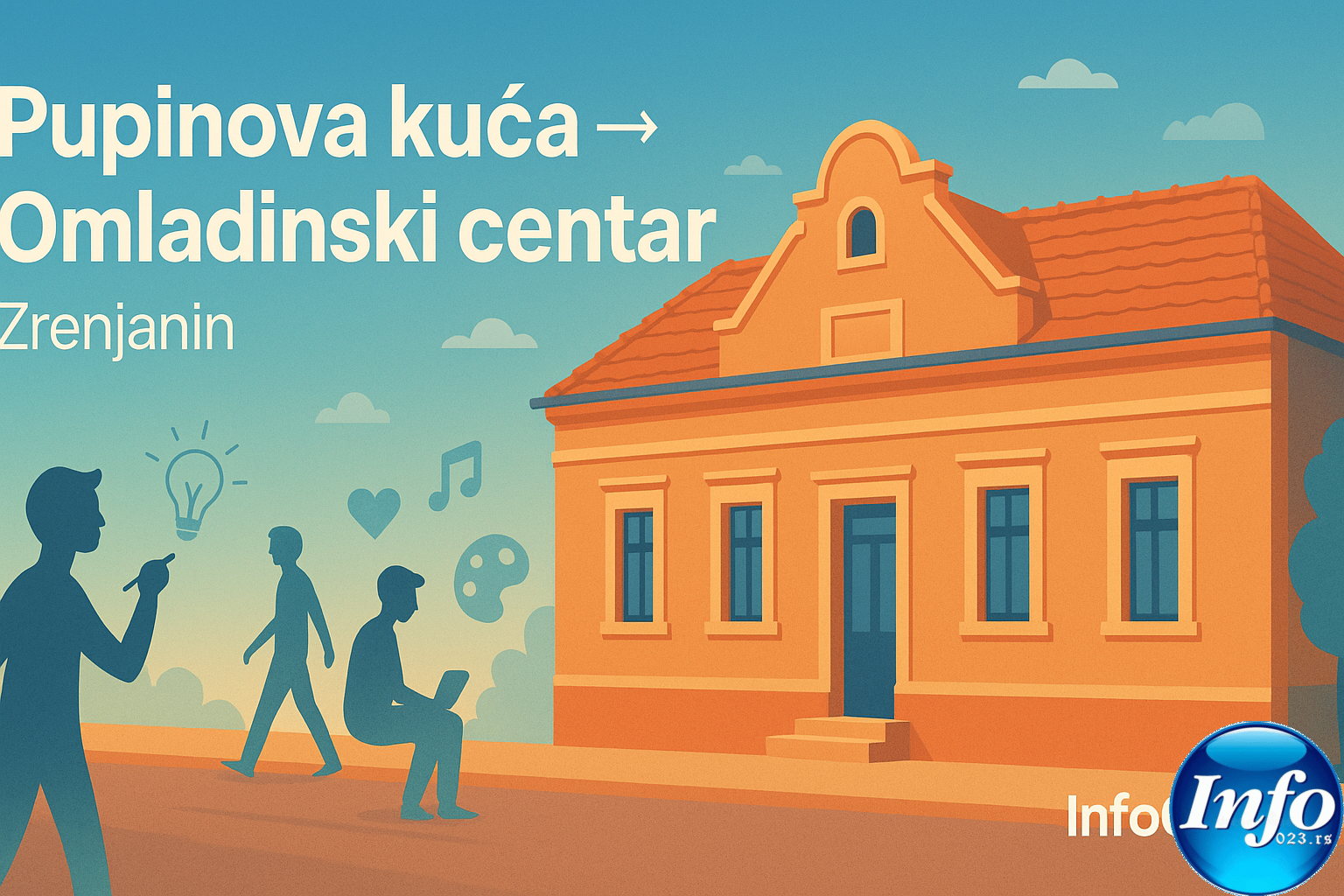 Rekonstrukcija Pupinove kuće u Zrenjaninu – Omladinski centar Mihajlo Pupin