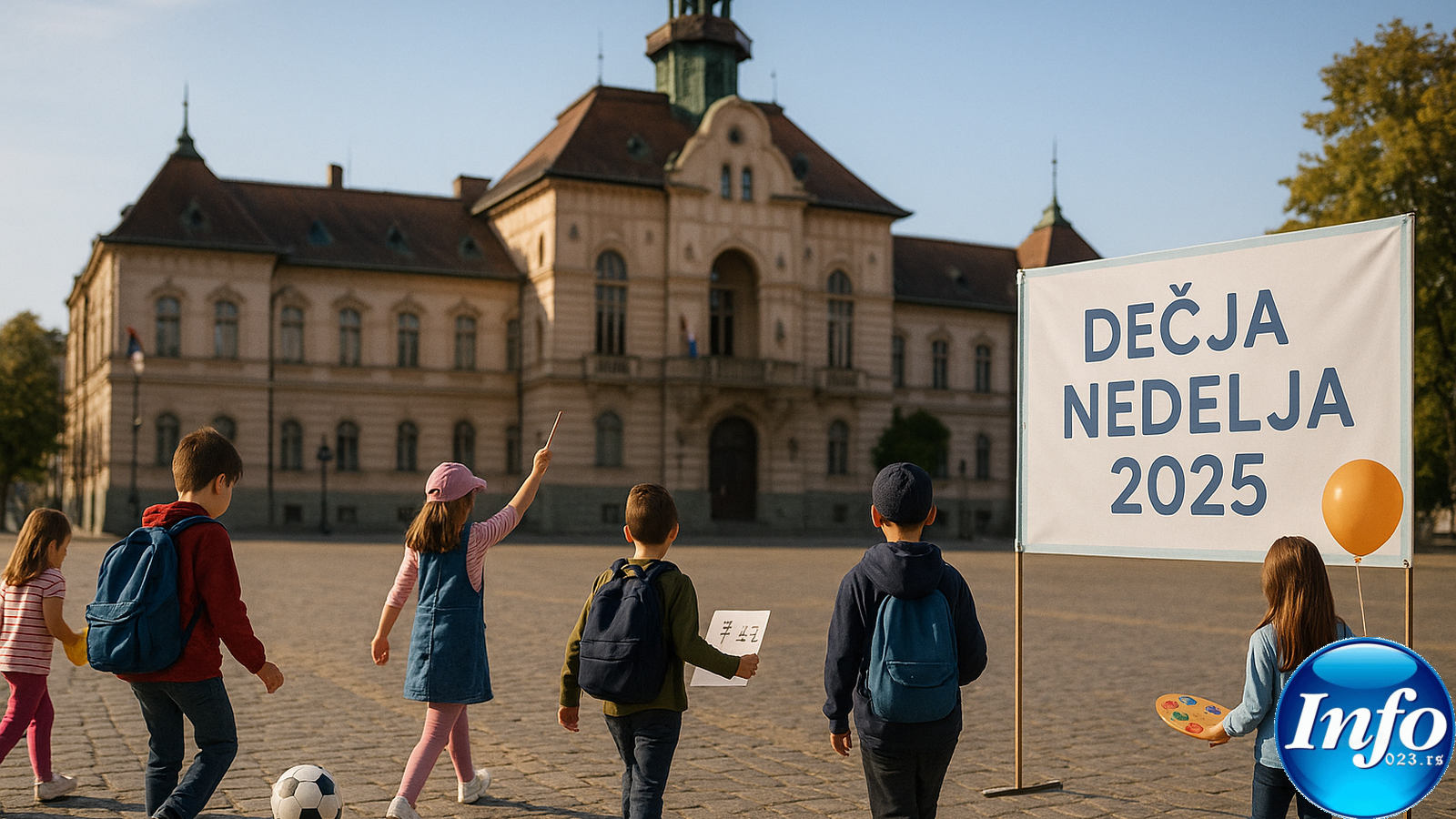 Dečja nedelja 2025 u Zrenjaninu – deca na Trgu slobode, edukativne i sportske aktivnosti