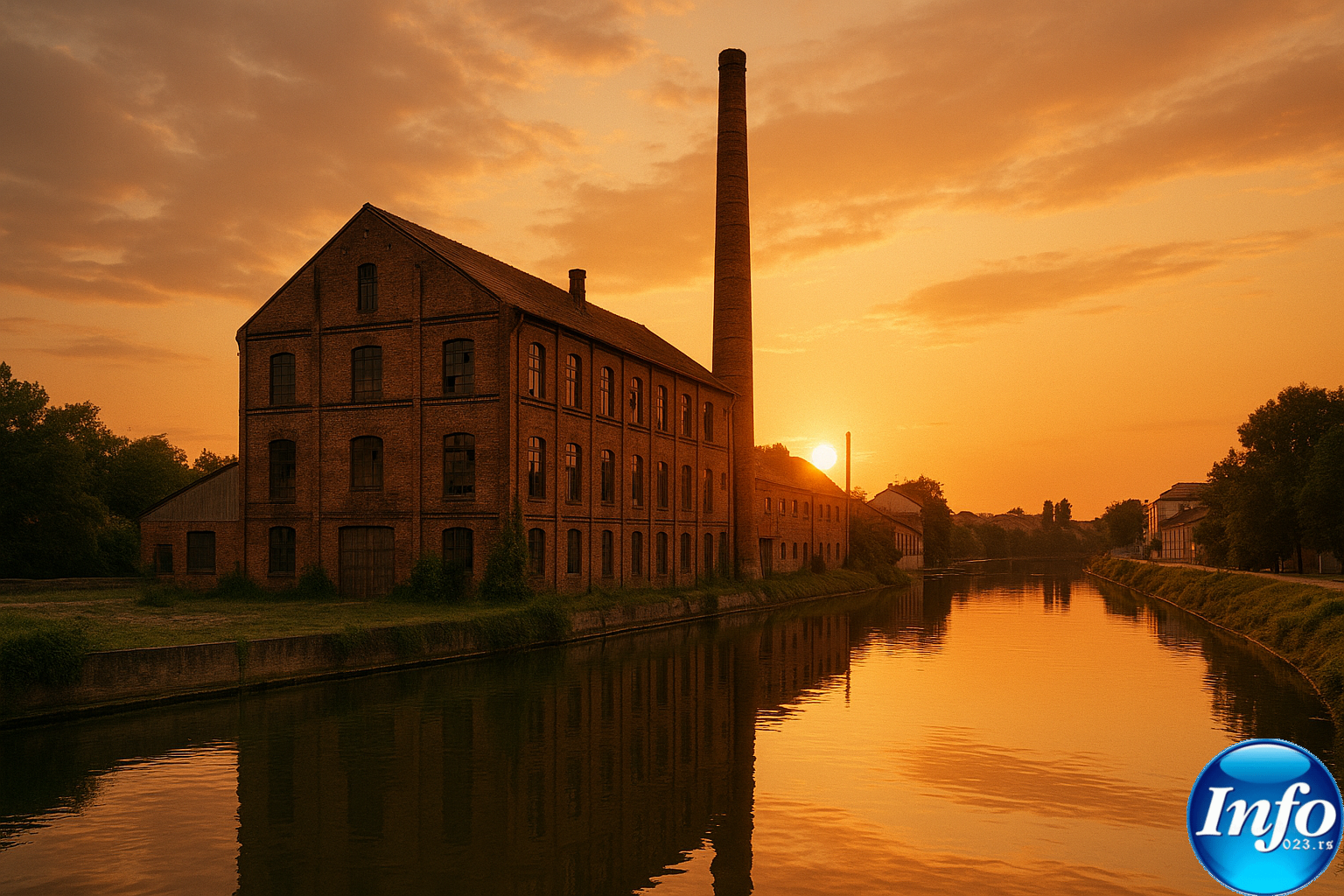 industrijsko nasleđe Zrenjanina stara fabrika pored Begeja