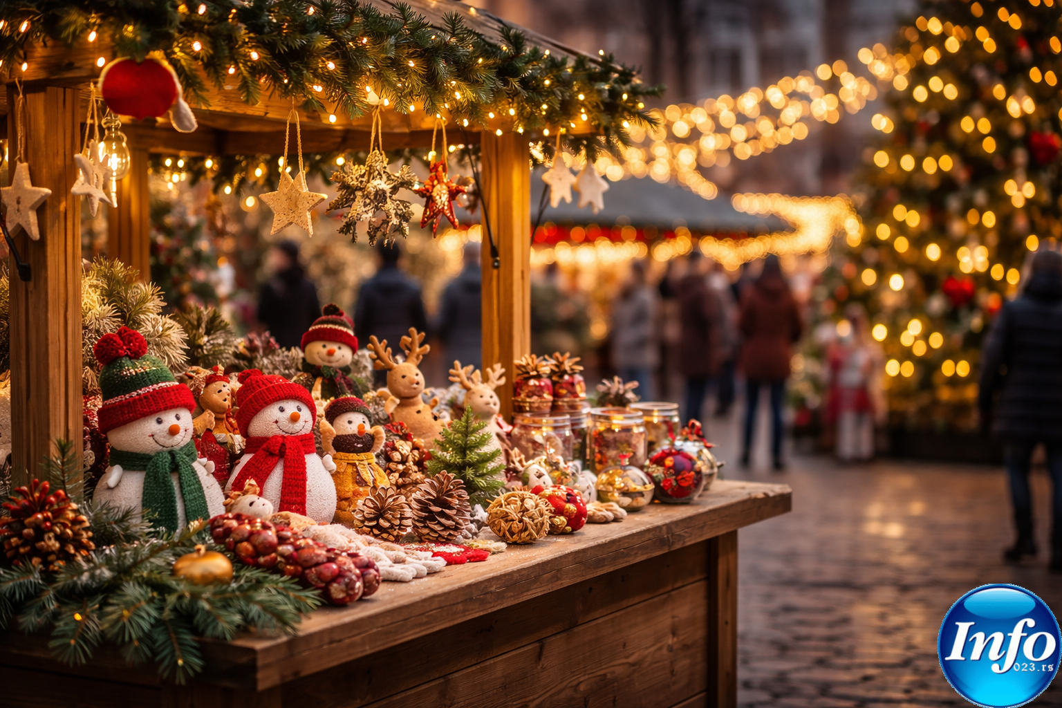 Novogodišnja Dečija pijaca Zrenjanin – praznične tezge i rukotvorine na Trgu slobode