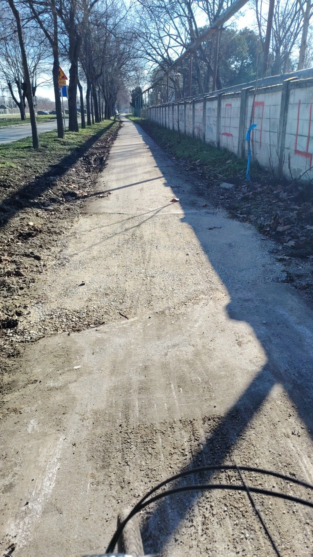 Biciklistička staza u Pančevačkoj ulici Zrenjanin