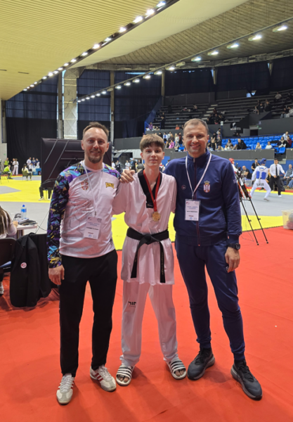 Vanja Andrić osvojio zlato na državnom prvenstvu Srbije u tekvandou