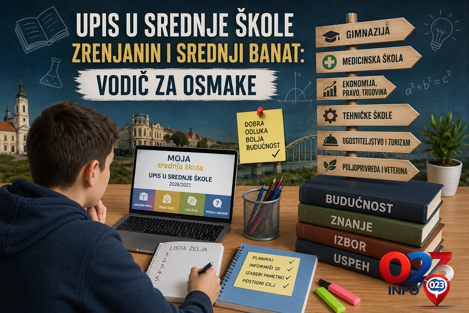 Upis u srednje škole Zrenjanin i Srednji Banat - vodič za osmake i roditelje