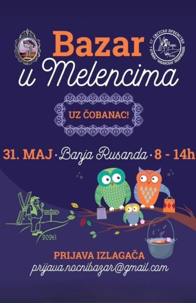Bazar u Melencima uz čobanac 31. maja u Banji Rusanda