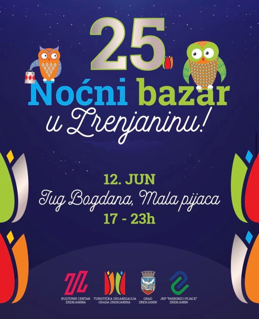 Noćni bazar u Zrenjaninu u petak na Maloj pijaci